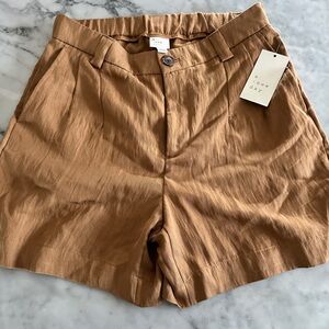 Target A New Day Women's Woven Blend Brown Shorts